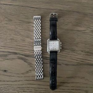 Michele watch needs new battery. With two bands.